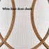 Vintage Dimmable LED Ceiling Light Drum Shade Brass and Rust Finish